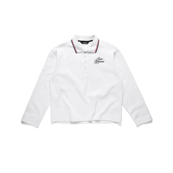  AASTU GARMENT LONG SLEEVE POLO // WHITE 