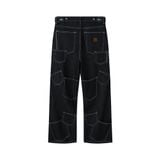  AA RAW DENIM MULTI POCKET PANTS // BLACK 