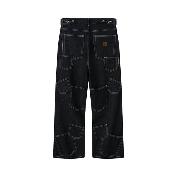  AA RAW DENIM MULTI POCKET PANTS // BLACK 