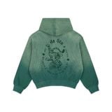  AA TIGER WAFFLE HOODIE // GREEN 