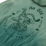  AA TIGER WAFFLE HOODIE // GREEN 