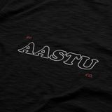  AA APPLE SLUB TEE // BLACK 