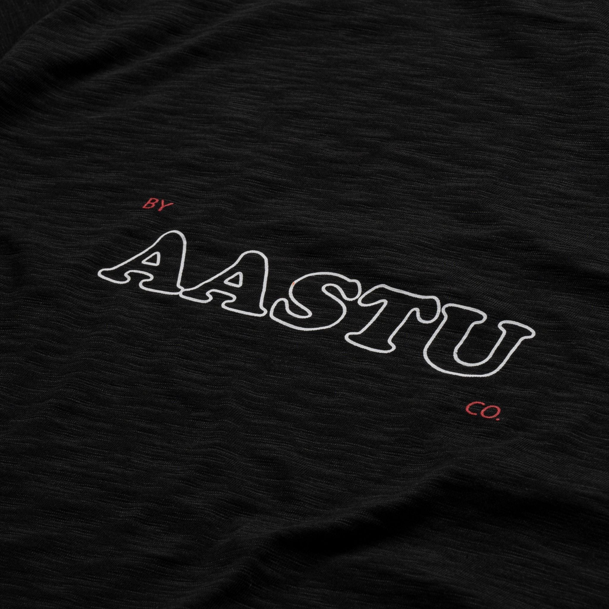  AA APPLE SLUB TEE // BLACK 