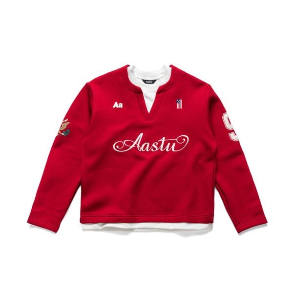  AA DOUBLE COLLAR PC // RED 