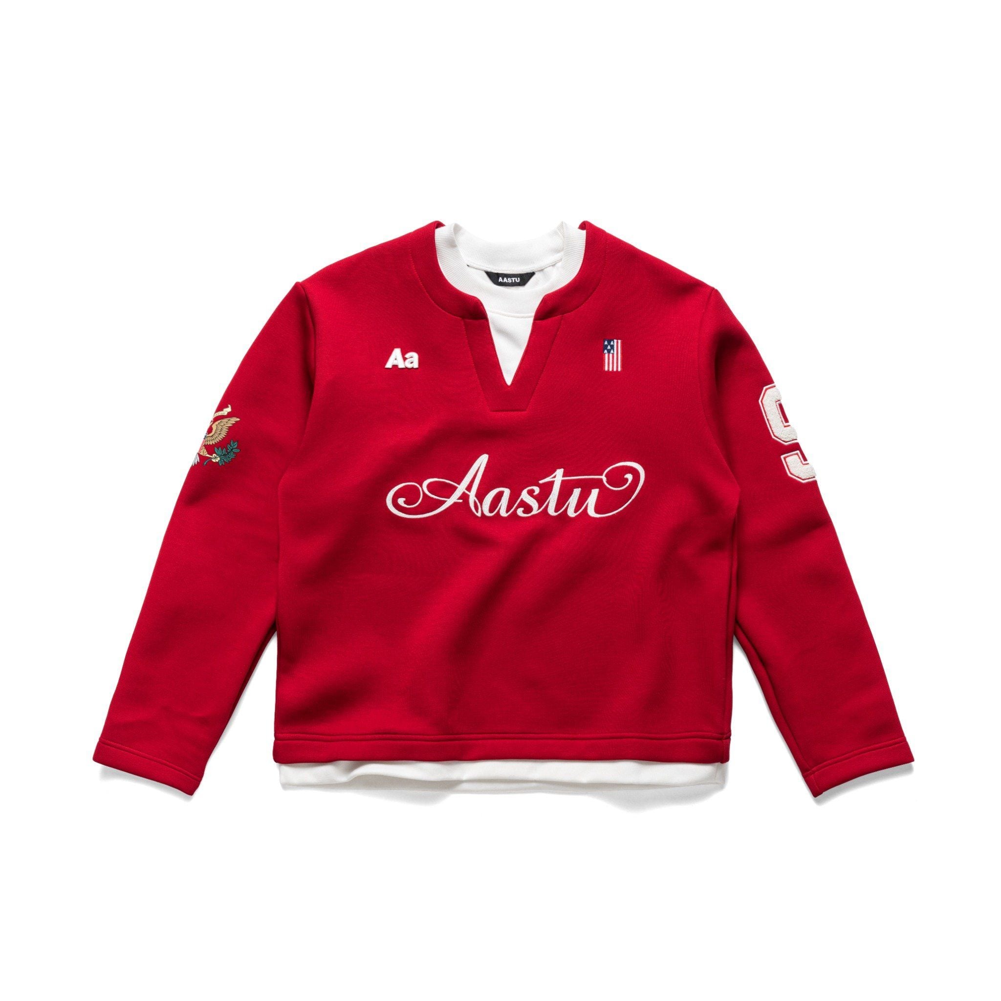  AA DOUBLE COLLAR PC // RED 