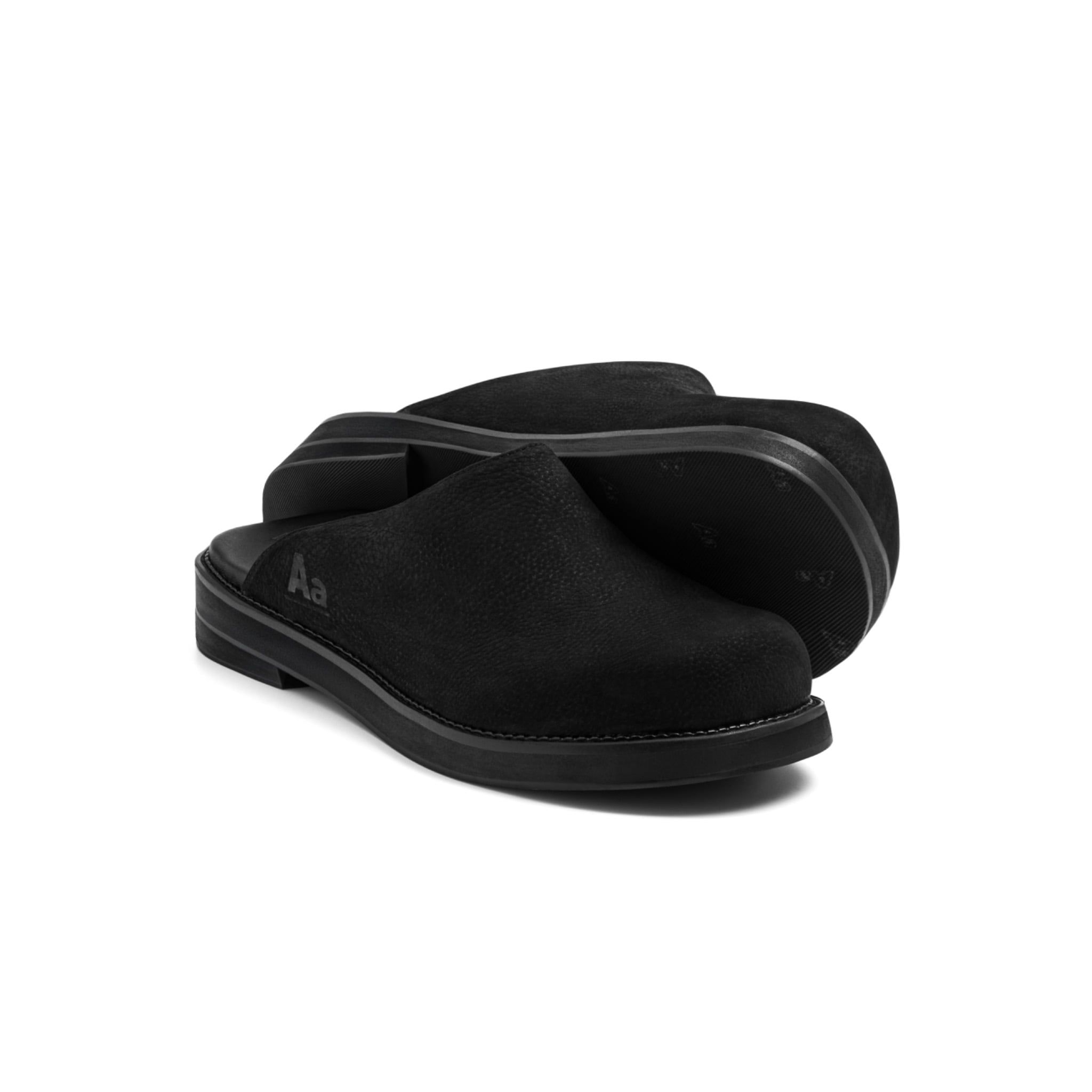  AA CLOG MILL LEATHER // BLACK 