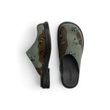  AA CLOG FUR LEATHER // CAMO 