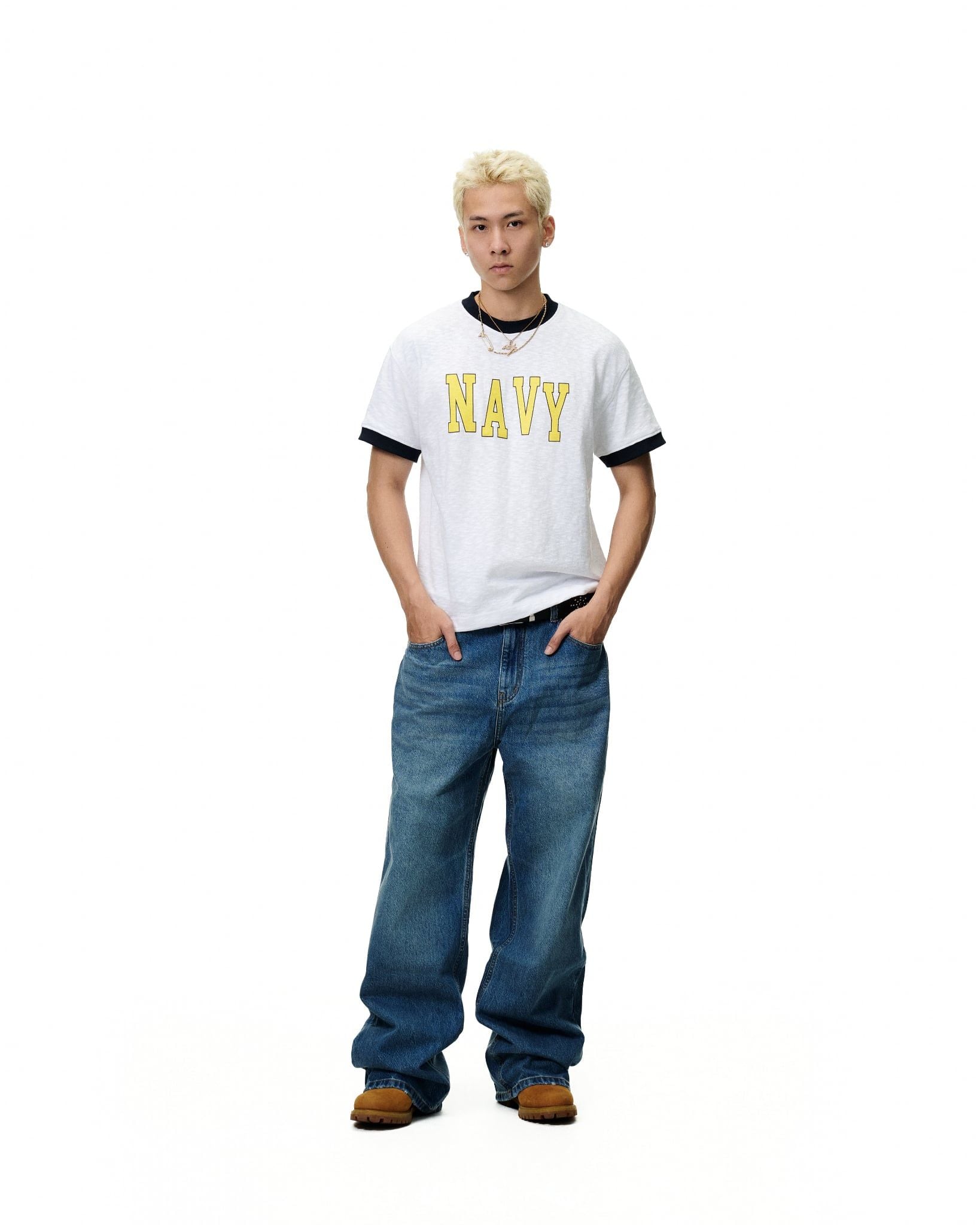  AA RIOT WASHED JEANS // BLUE 