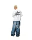  AA PRINTED WASHED JEAN // LIGHT BLUE 