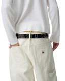 AA RIVET STUDDED LEATHER BELT // BLACK 