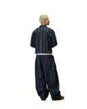  AA PLEATED DENIM PANTS // BLUE STRIPED 
