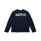  AASTU.CO SLUB LONG SLEEVE // NAVY 