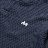  AA WAFFLE LONG SLEEVE // NAVY 