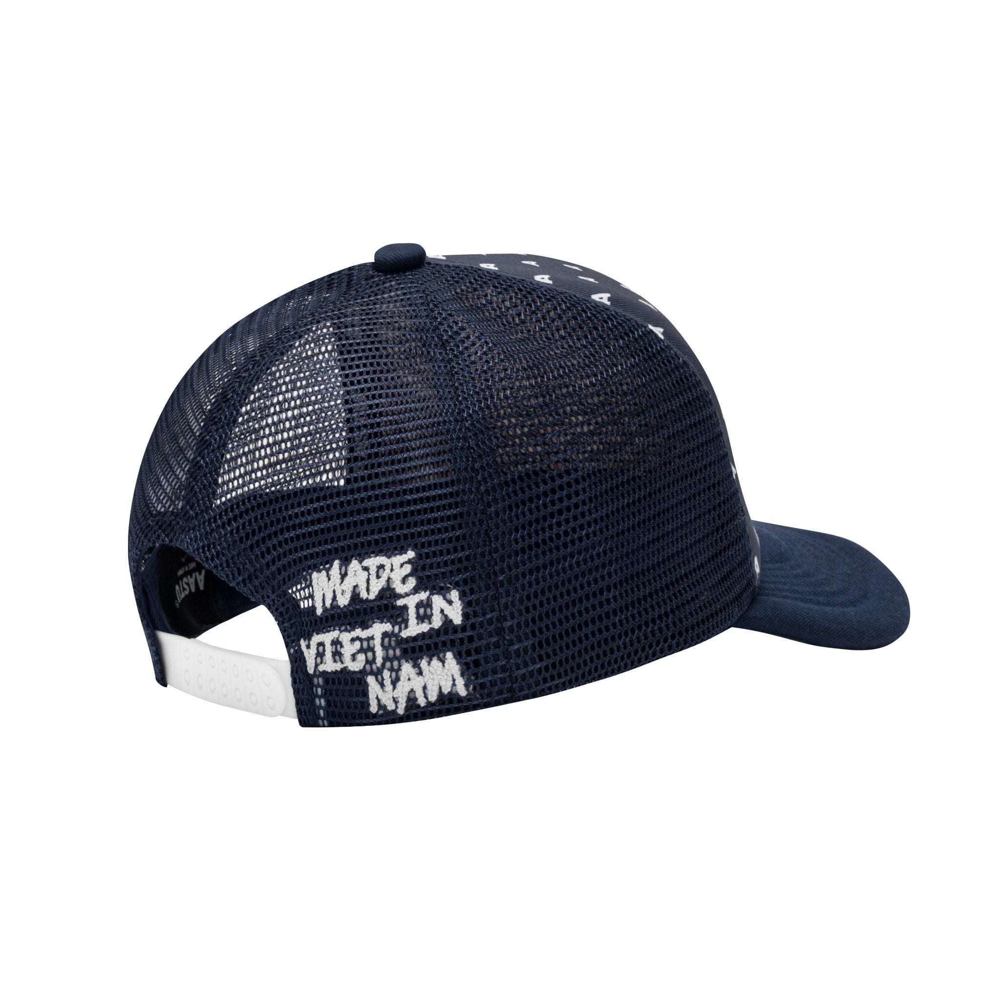  AA FLAG TRUCKER CAP // NAVY 