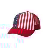  AA FLAG TRUCKER CAP // RED 