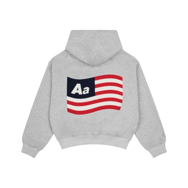 【AASTU】AA CLASSIC LOGO HOODIE AA SIGNATURE LOGO HOODIE V2 // GREY – AA STU.