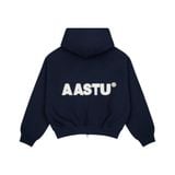  AASTU LOGO HOODIE ZIP // NAVY 
