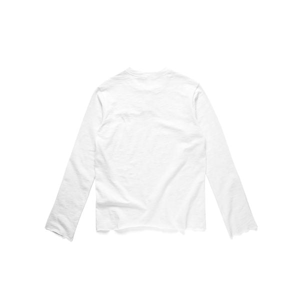  AA SLUB COTTON LONG SLEEVE // WHITE 