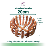  Chậu Gỗ Hình Quả Bí và Hoa Sen Tuyệt Đẹp Trồng Lan, Cây Cảnh 