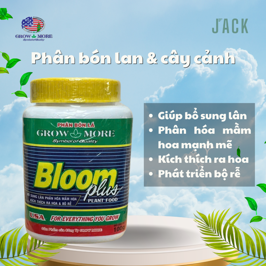  Phân bón siêu kích hoa cho lan và cây cảnh Bloom Growmore 
