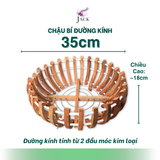  Chậu Gỗ Hình Quả Bí và Hoa Sen Tuyệt Đẹp Trồng Lan, Cây Cảnh 