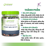  Phân bón tan chậm Rynan NPK 20-15-15 – Dinh dưỡng cân đối cho cây họ leo bầu bí, mướp, dưa leo 