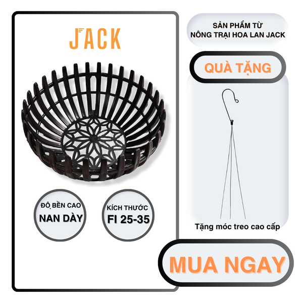  Chậu Nhựa Trồng Lan Hình Quả Bí Cao Cấp 