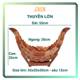  Chậu gỗ thuyền trồng lan và cây cảnh Jack thiết kế cao cấp 