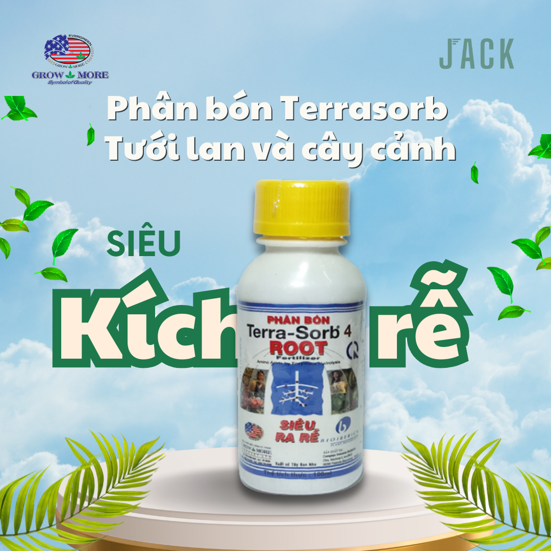  Phân Bón Siêu Kích Rễ Cho Lan, Hoa, Cây Cảnh - Terra Sorb Root 
