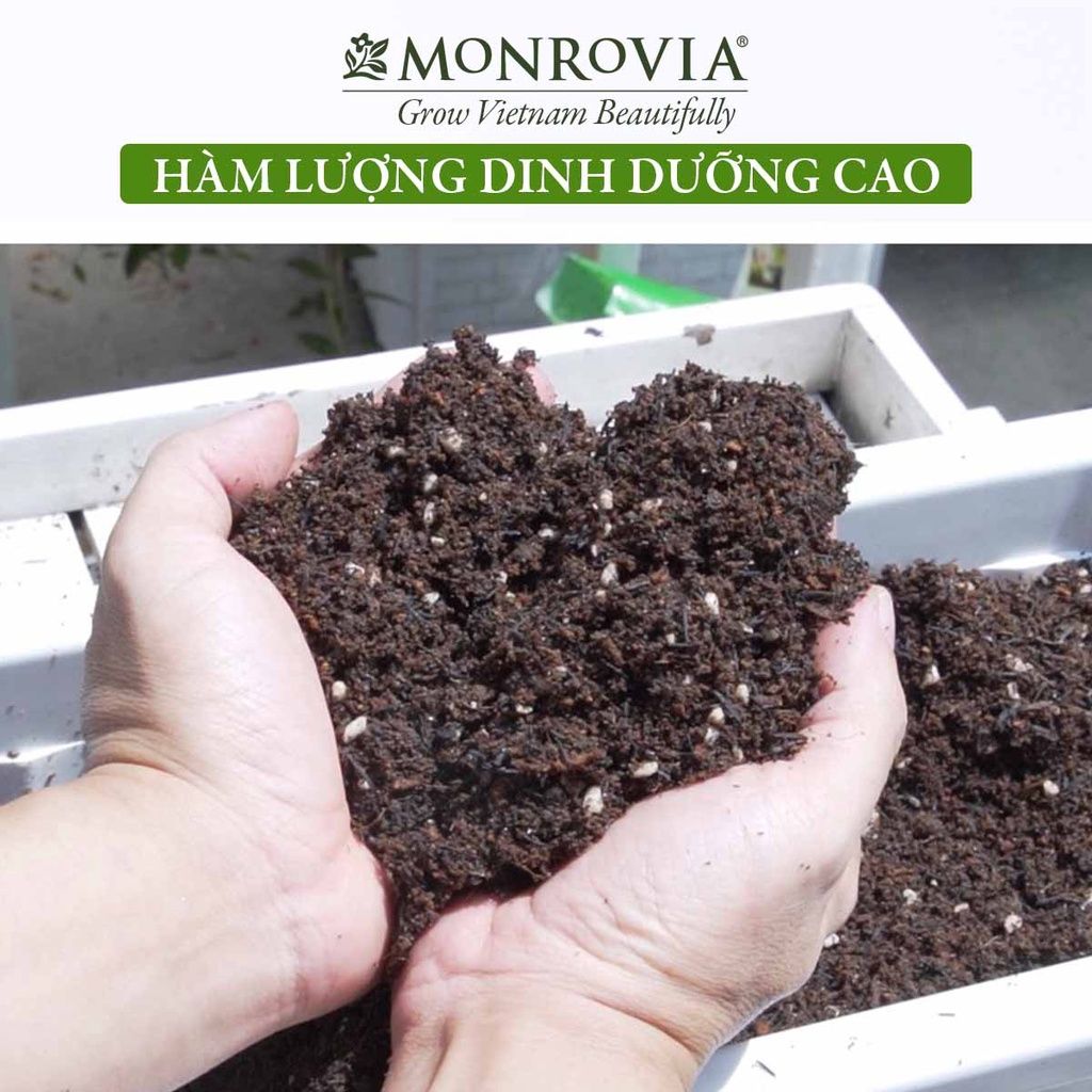  Đất trồng cây bổ sung nấm đối kháng, đá perlite MONROVIA 