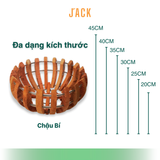  Chậu Gỗ Hình Quả Bí và Hoa Sen Tuyệt Đẹp Trồng Lan, Cây Cảnh 