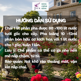  Phân bón hữu cơ kích hoa DOCNEEM – Bật nụ nhanh cho hoa hồng, hoa lan, cây cảnh làm vườn 