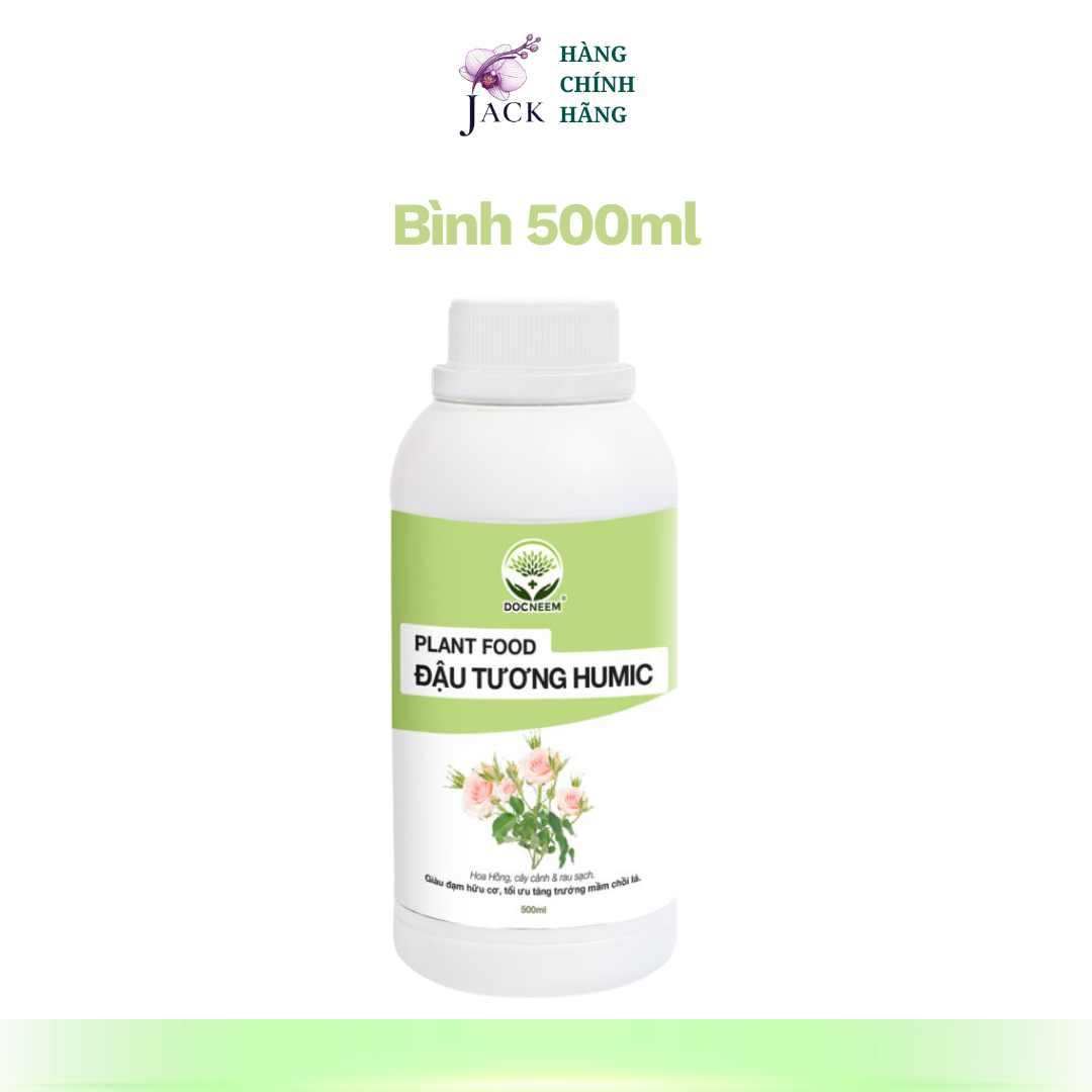  Phân bón đậu tương Humic DOCNEEM – Cho Hoa Hồng, Cây Cảnh và Rau Sạch 