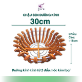  Chậu Gỗ Hình Quả Bí và Hoa Sen Tuyệt Đẹp Trồng Lan, Cây Cảnh 
