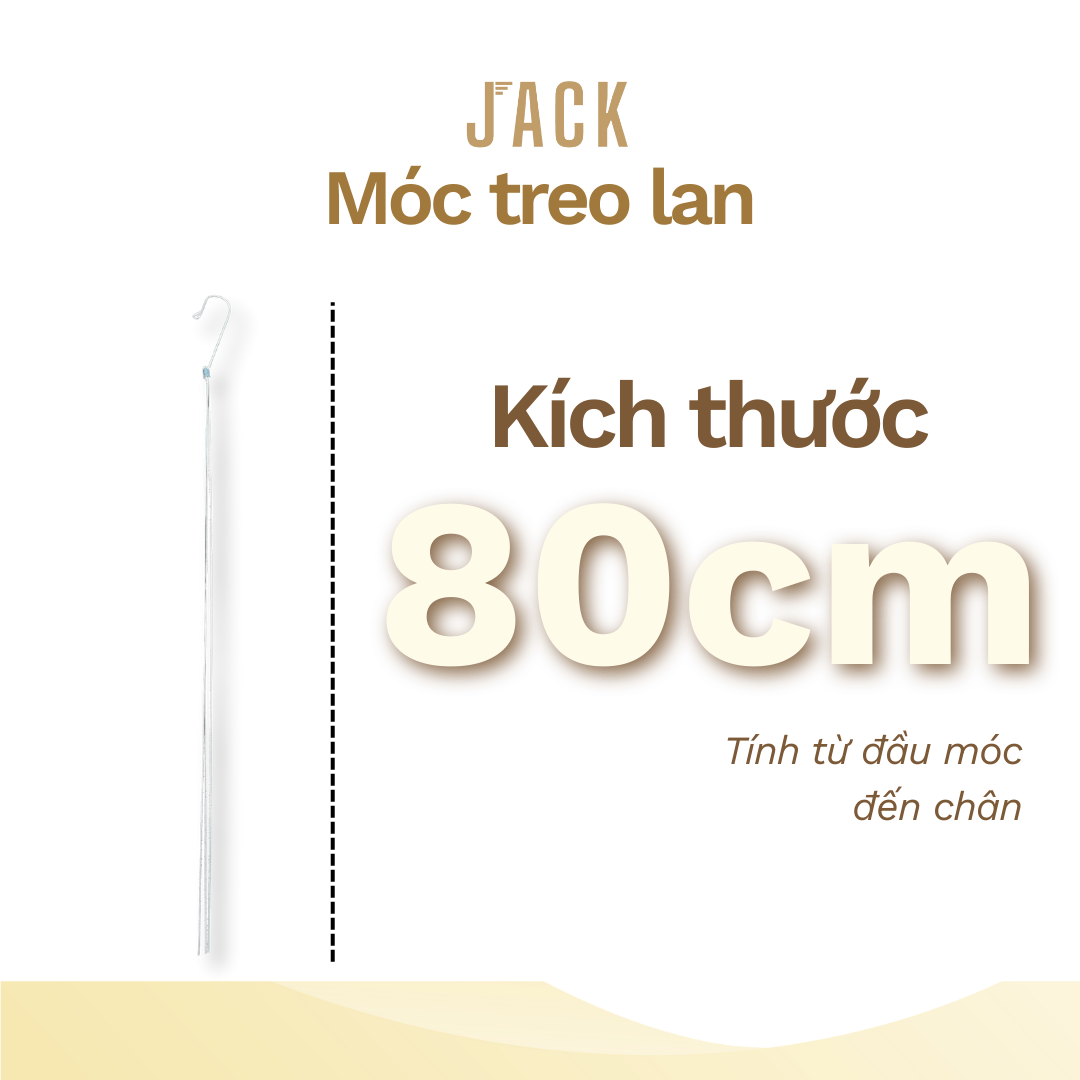  Móc kẽm treo lan Jack cao cấp - Chắc chắn và bền đẹp 
