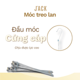  Móc kẽm treo lan Jack cao cấp - Chắc chắn và bền đẹp 