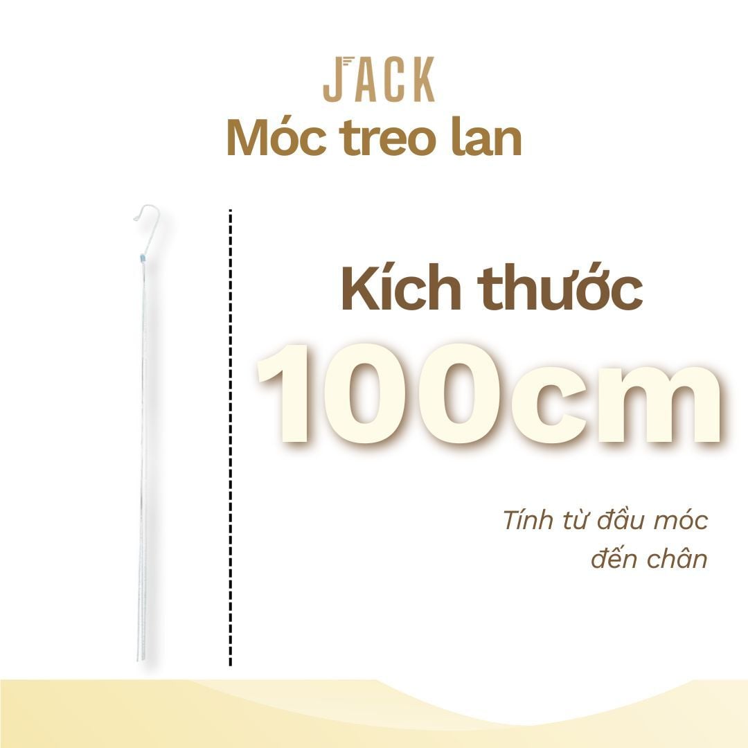  Móc kẽm treo lan Jack cao cấp - Chắc chắn và bền đẹp 