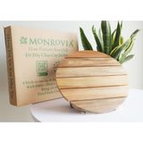  Đế gỗ lót chậu hình tròn có bánh xe Monrovia – Di chuyển chậu cây nhẹ nhàng, không trầy sàn 