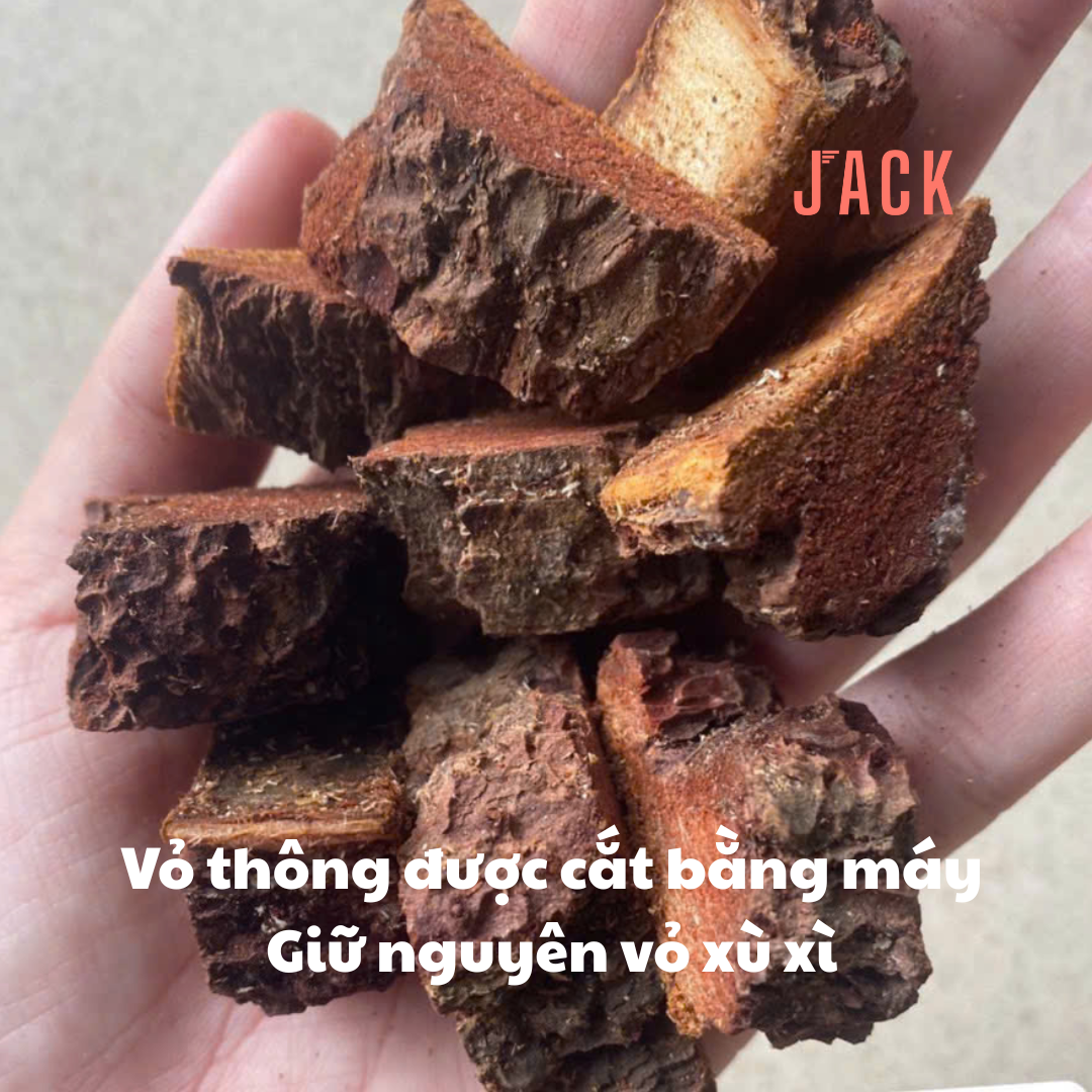  Giá thể Vỏ thông tươi trồng lan Jack đã qua xử lý 