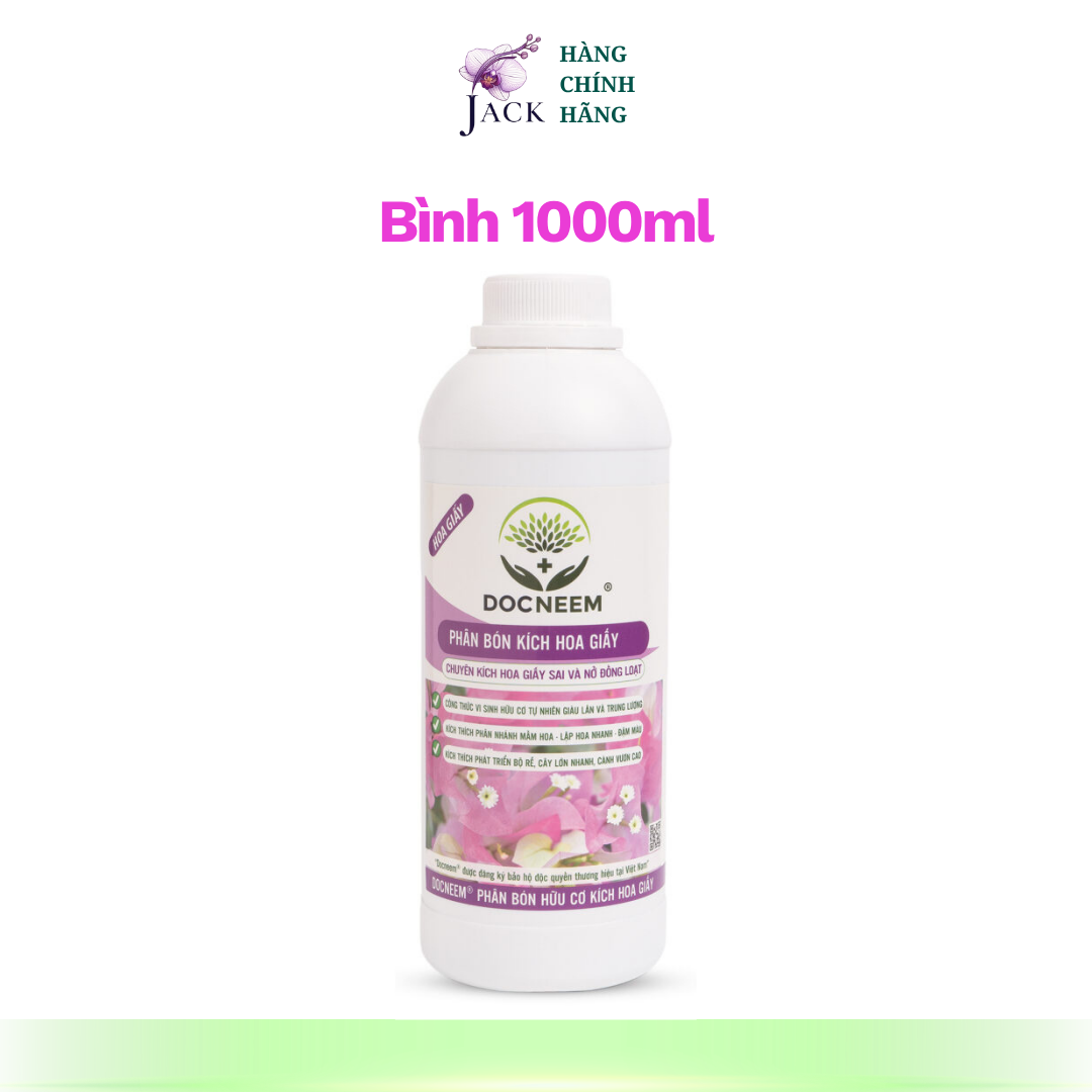  Phân bón kích hoa giấy DOCNEEM – Siết đọt, bật nụ nhanh, hoa dày màu đậm 