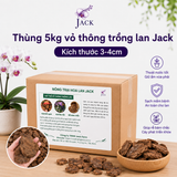  Giá thể Vỏ thông trồng lan Jack đã qua xử lý 