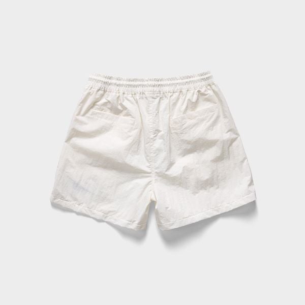  ATHLEISURE NYLON SHORTS - WHITE 
