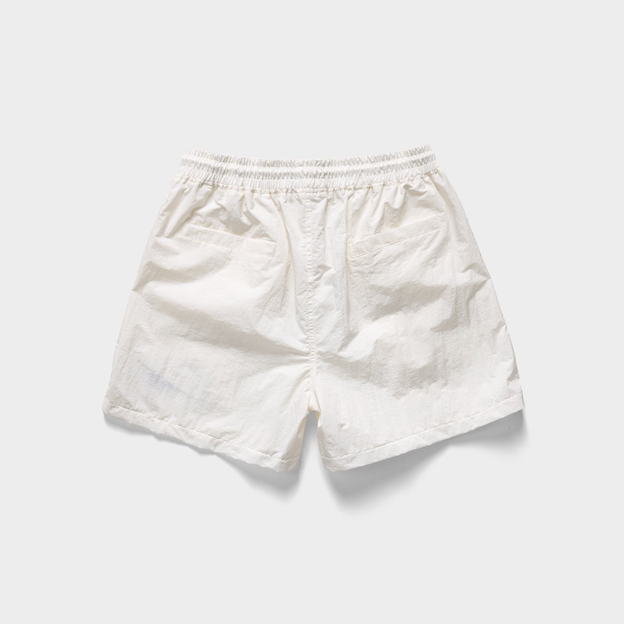  ATHLEISURE NYLON SHORTS - WHITE 