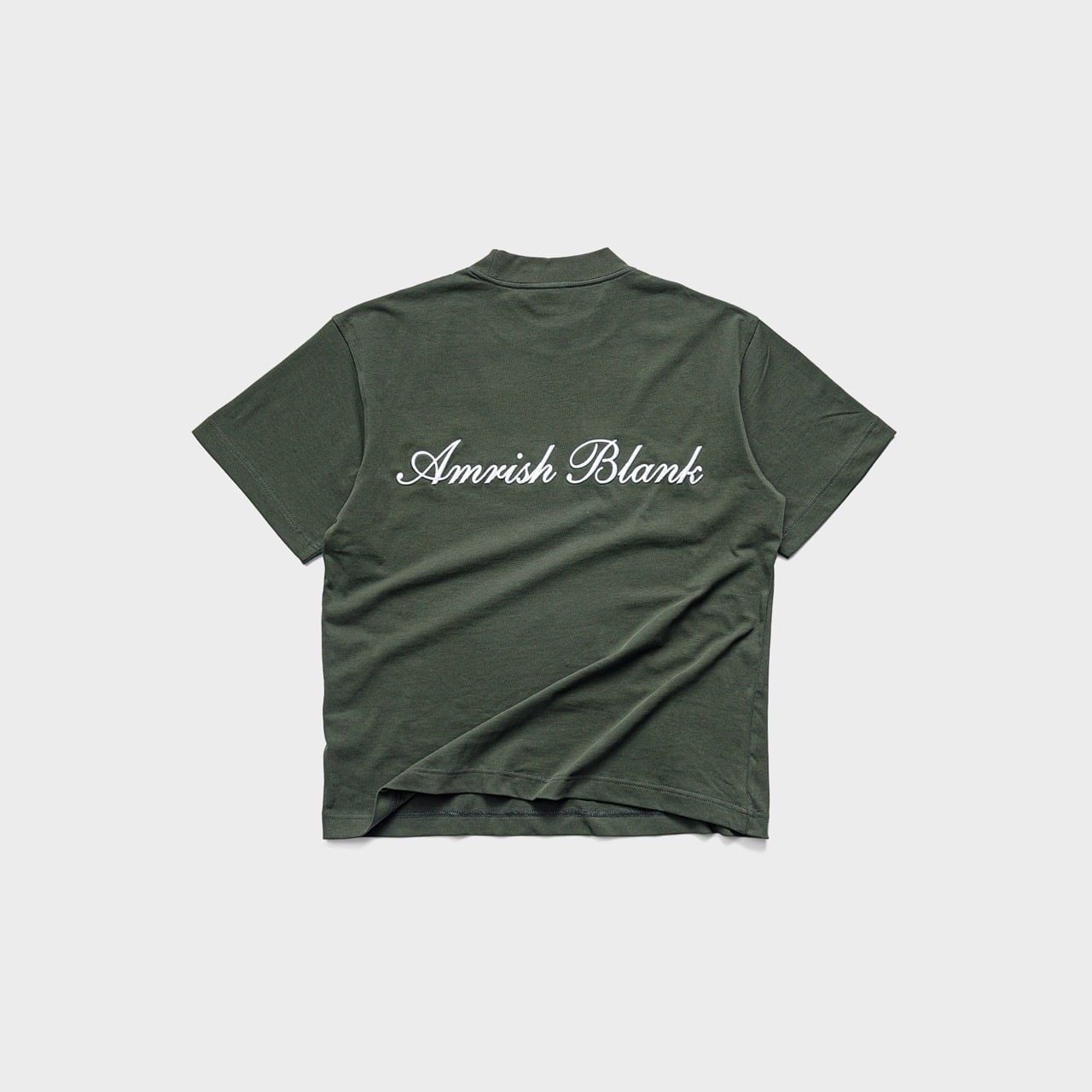  AMRISH BLANK OVERSIZE TSHIRT - OLIVE 
