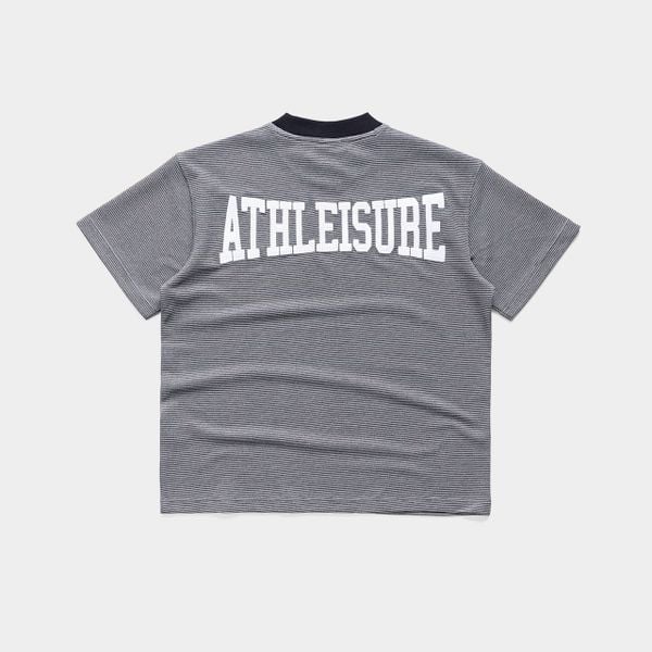  ATHLEISURE 02 RIBBED TSHIRT - DARK GREY 