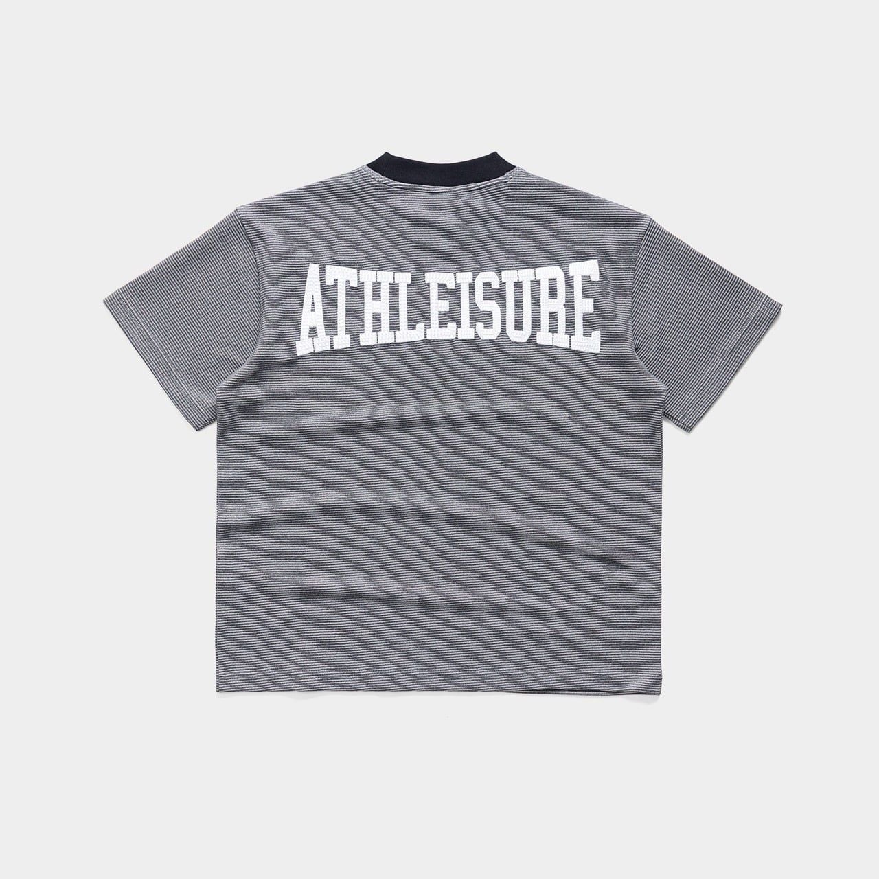  ATHLEISURE 02 RIBBED TSHIRT - DARK GREY 