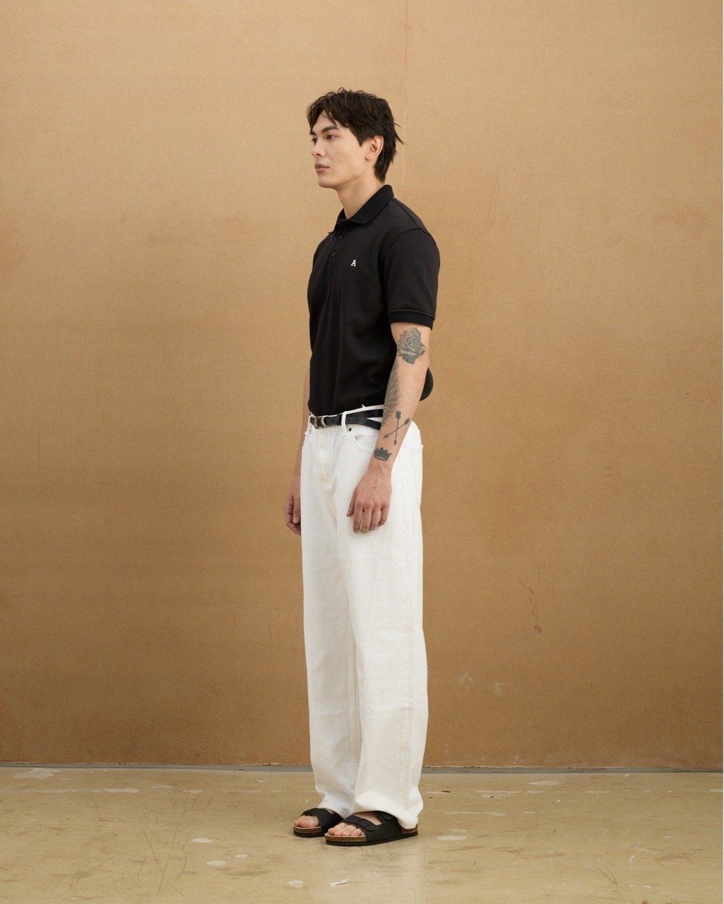  LUX CLASSIC POLO SHIRT - BLACK 