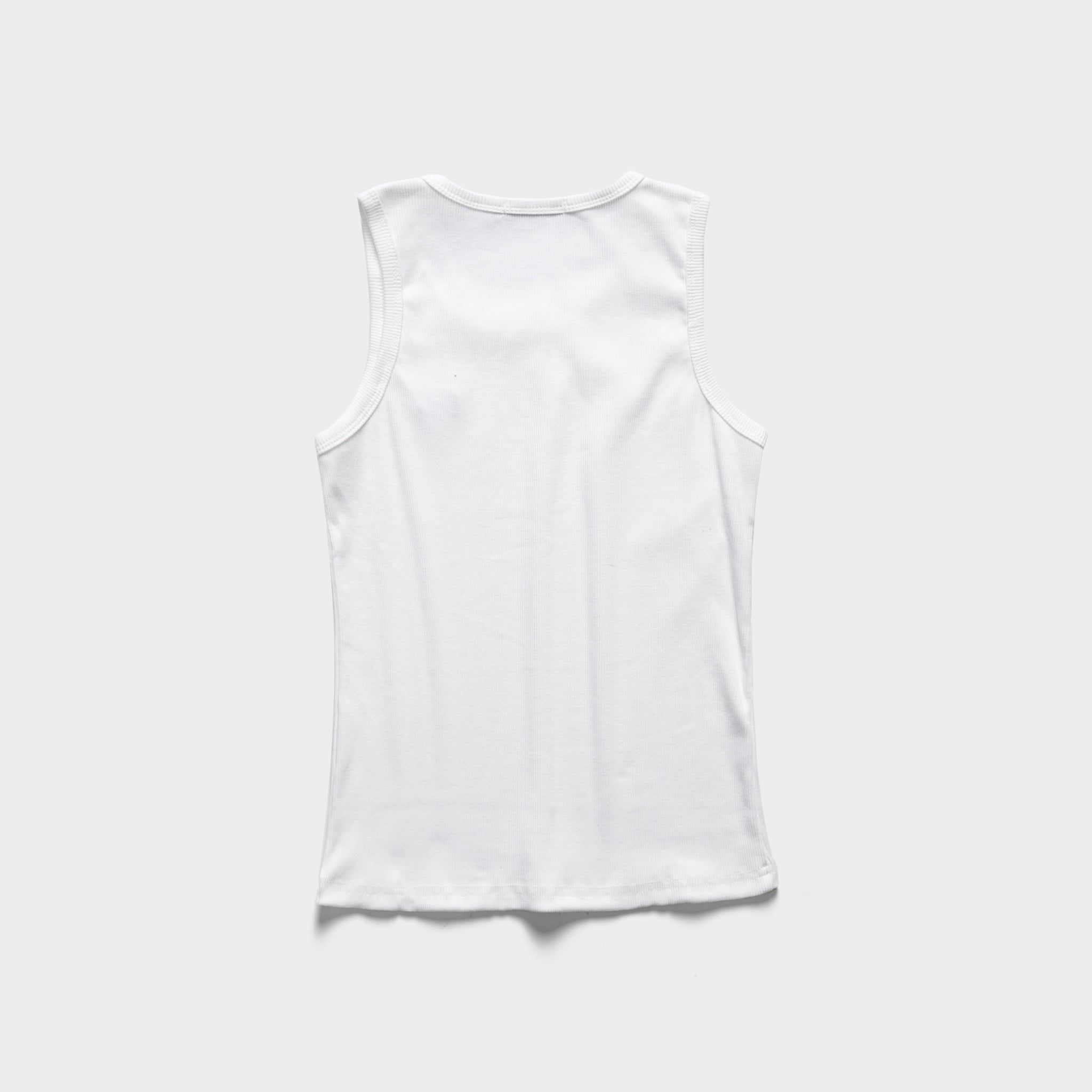  AB SYMBOL BASIC TANKTOP - WHITE 