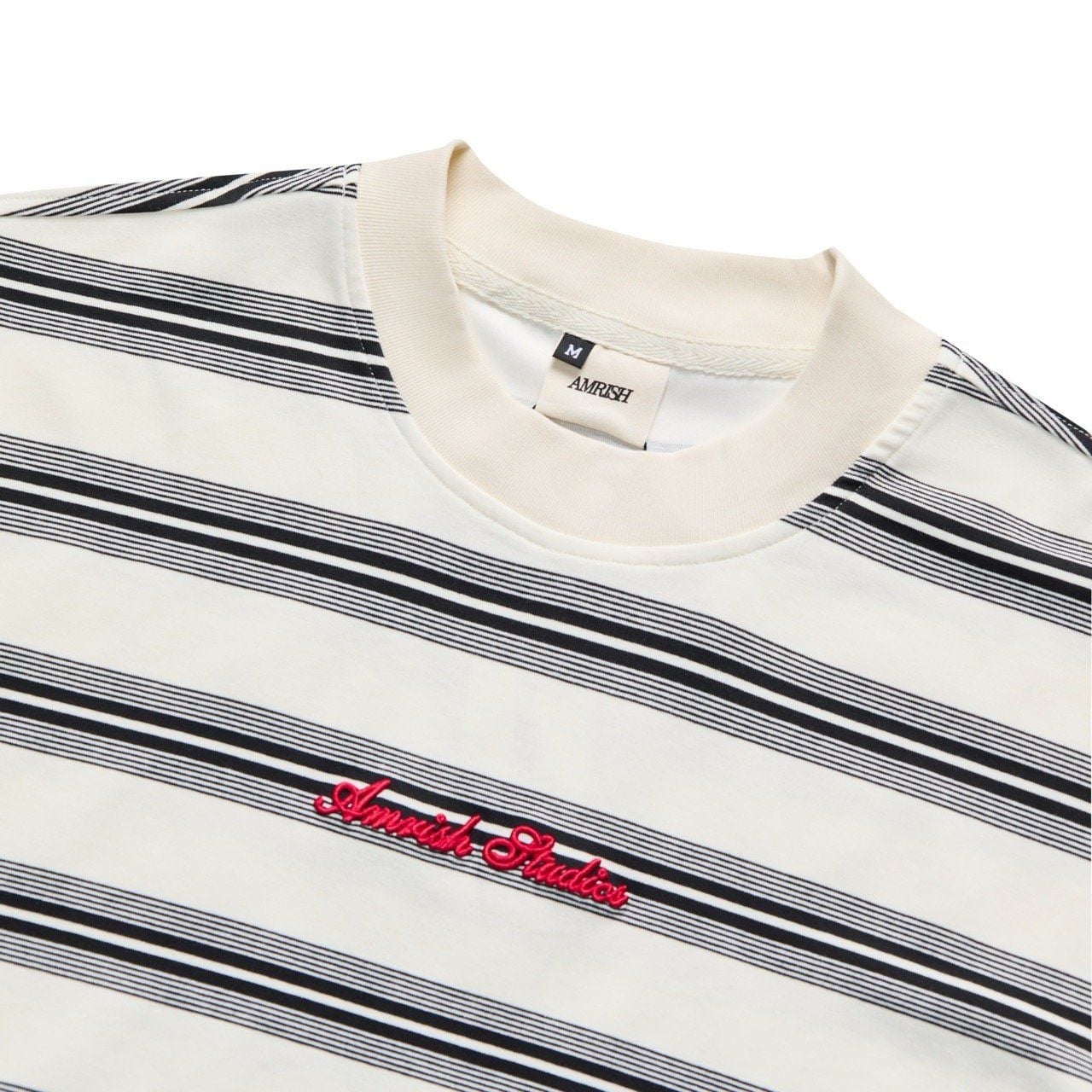  BASIC STRIPED TSHIRT - BLACK 