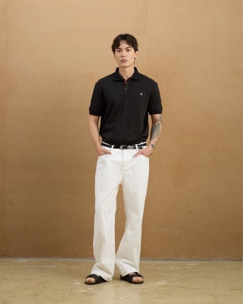  LUX CLASSIC POLO SHIRT - BLACK 